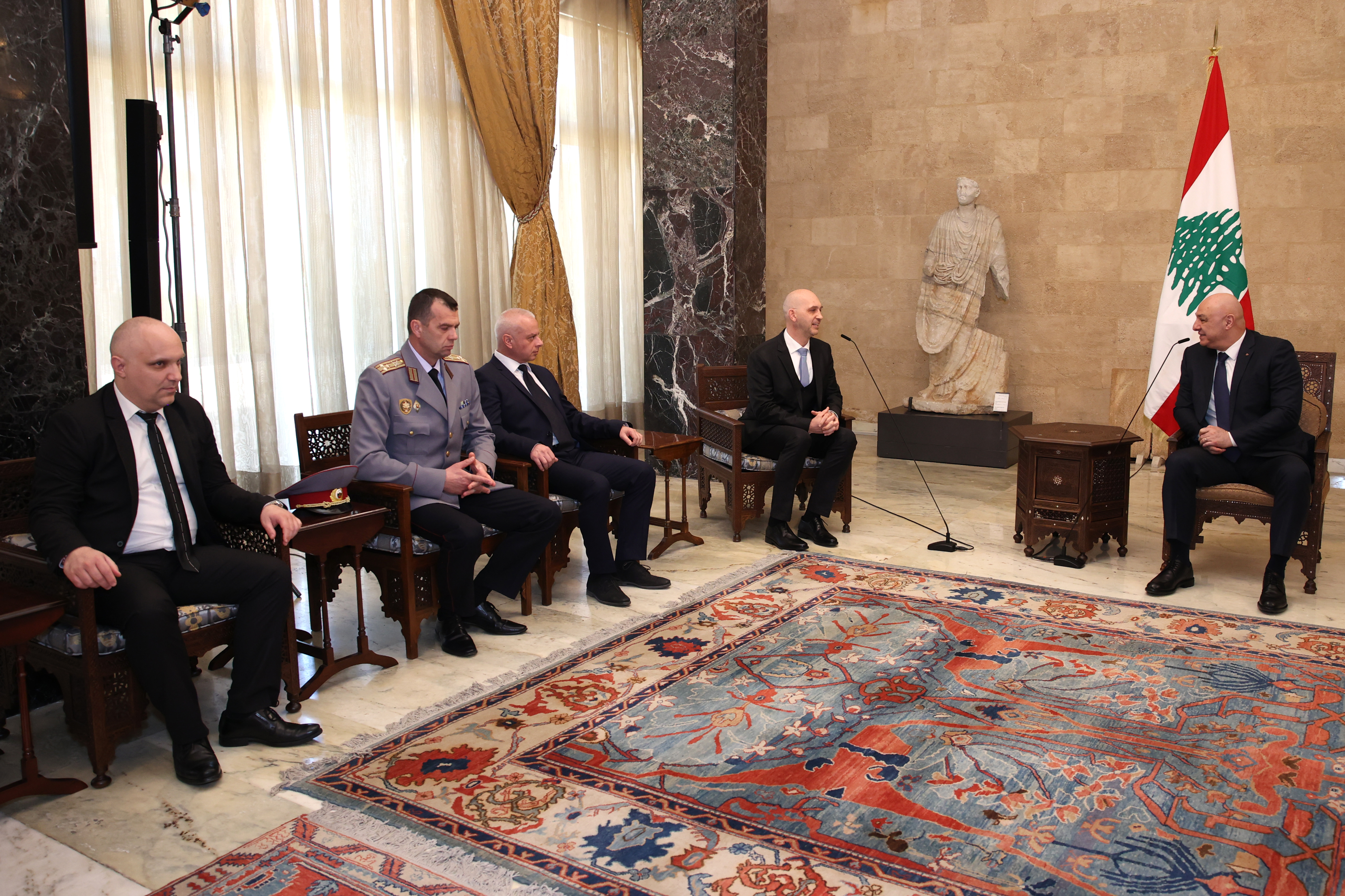 Ambassador Iassen Tomov presented his letters of credence to General Joseph Aoun, President of the Lebanese Republic